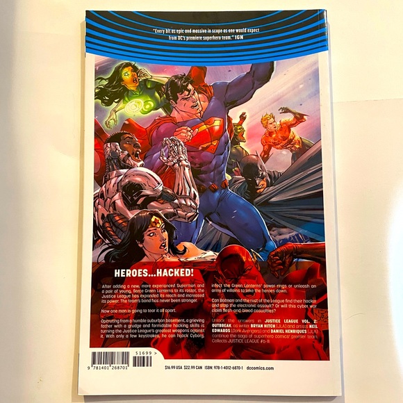 DC Universe Rebirth Justice League Vol. 2 Outbreak - Picture 2 of 4